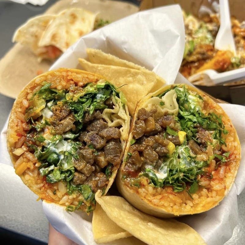 Spicy Pork Burrito